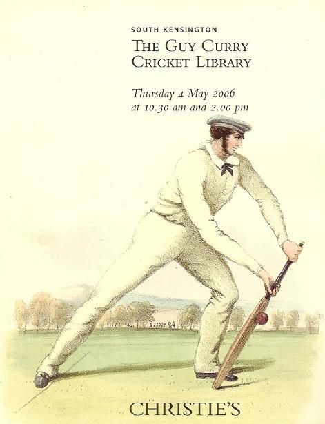 Christies The Guy Curry Cricket Library 2006  