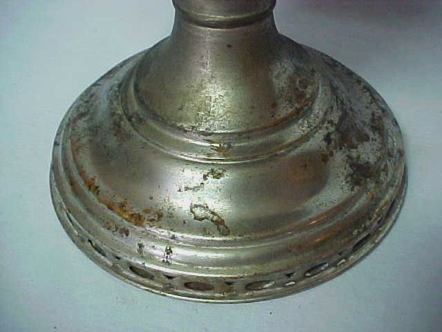   Kerosene Oil Table Lamp w Model 11 Burner Antique Vintage  