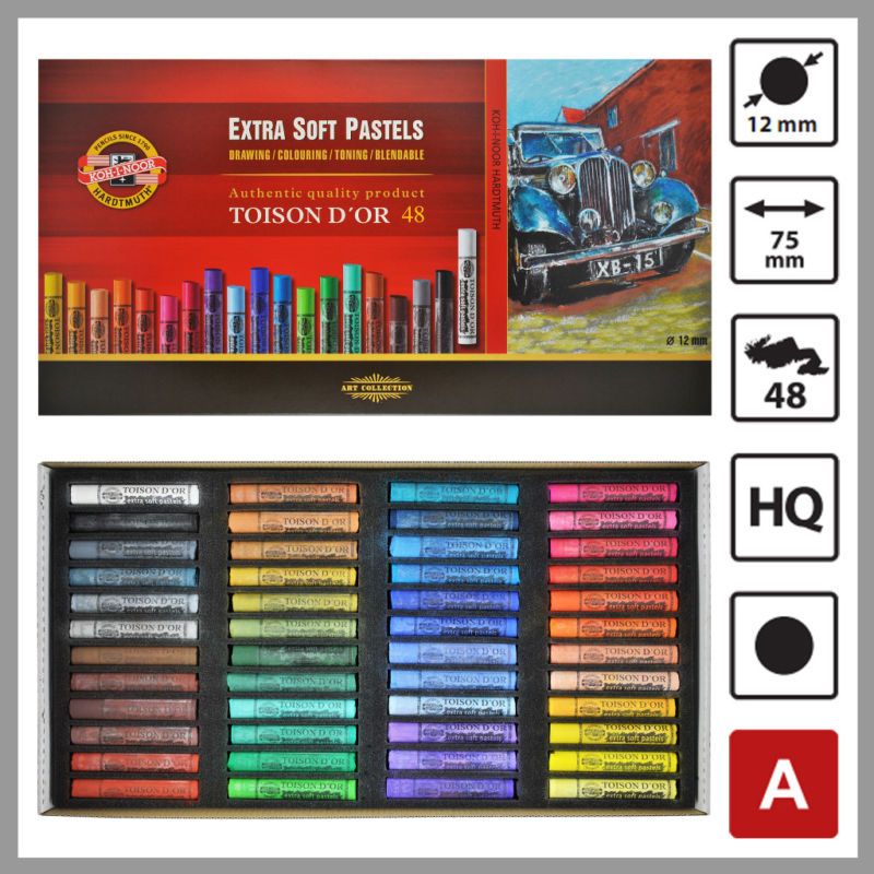 Koh I Noor Toison Dor Extra Soft Pastels Set 8556/48  