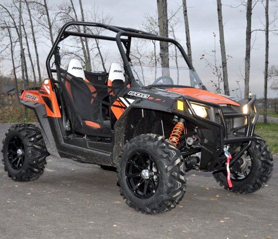   Diesel 14 Black ATV Wheels 26 Moto MTC Tires Yamaha Rhino IRS  