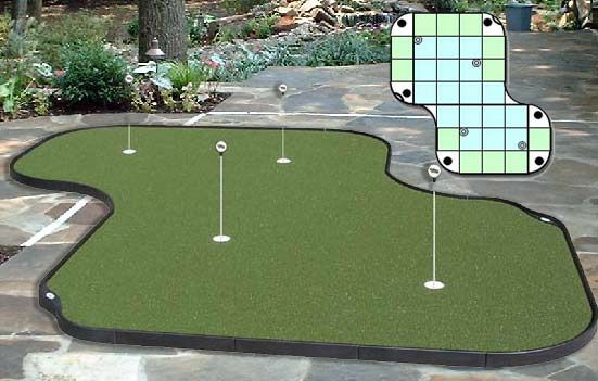 Tour Links Putting Green 14x14 NEW   Backyard Practice  