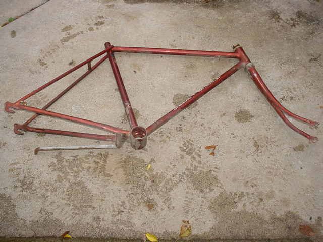 SCHWINN CONTINENTAL BICYCLE FRAME 1974 VINTAGE  