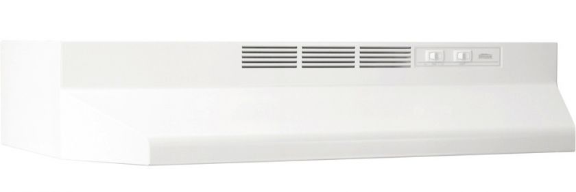 NEW 30 Inch Broan White Non Ducted Range Hood 413001  