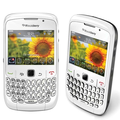 BlackBerry Curve 8520 White (T Mobile) Smartphone Cell Phone White 