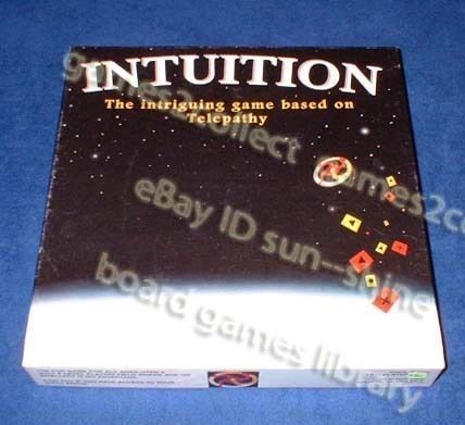 Intuition board game 1998 Telepathy by Suncaler Games  