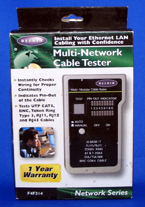 Belkin F4F314 Multi Network Cable Tester  