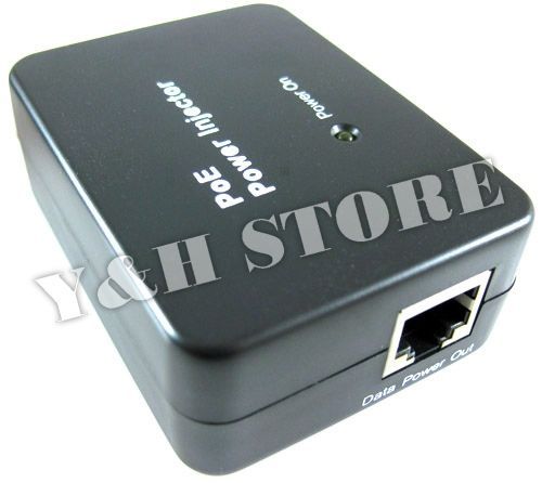 set POE Power Over Ethernet Adapter Injector Splitter  