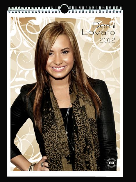 DEMI LOVATO 2012 WALL HOLIDAY CALENDAR  