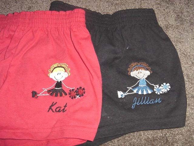 Personalized Cheerleading Cheerleader Cheer Shorts Y/L  