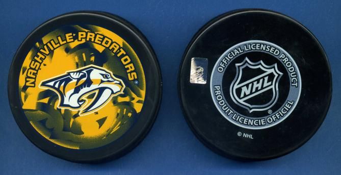 NASHVILLE PREDATORS 2011 Shadow NEW LOGO Hockey Puck  