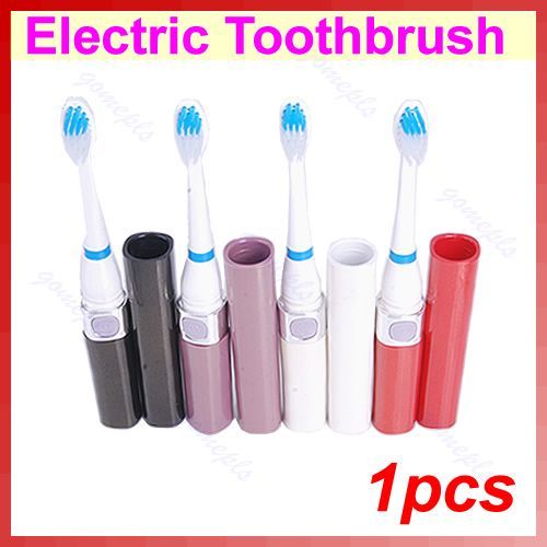   Tooth Massager Clean Cleaner Toothbrush with 3 Brush Heads AAA  