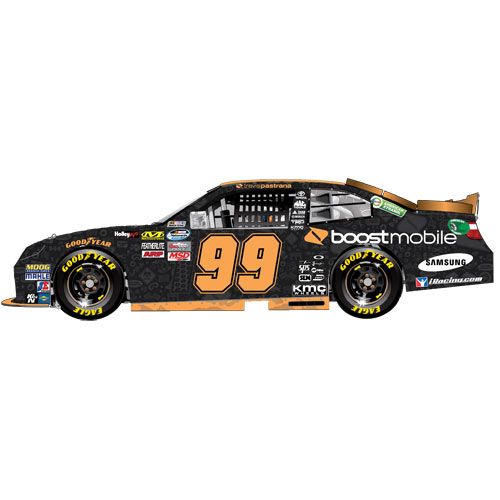   BOOST MOBILE   SIGNED   AUTOGRAPHED 124 NASCAR NNS DIECAST  