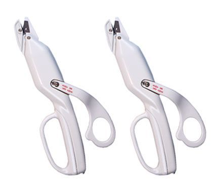 Lot of 2 QUICK CUT Cordless Power Scissors Sewing New  