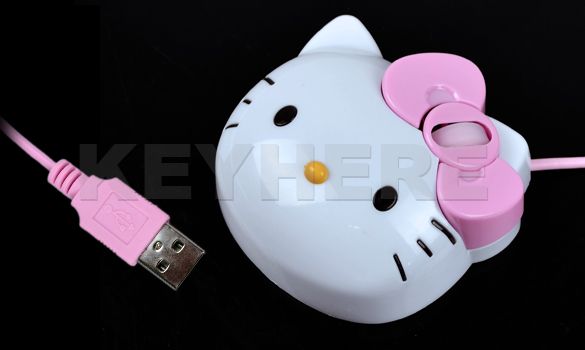 USB 3D Cute Helo kitty Optical Mouse Mice for PC Laptop  