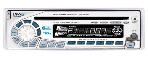 Boss Audio MR1420W White Marine CD/ Receiver NEW  