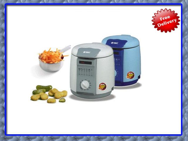 NEW 2 X SMALL & COMPACT MINI KITCHEN DEEP FAT FRYER 1L  