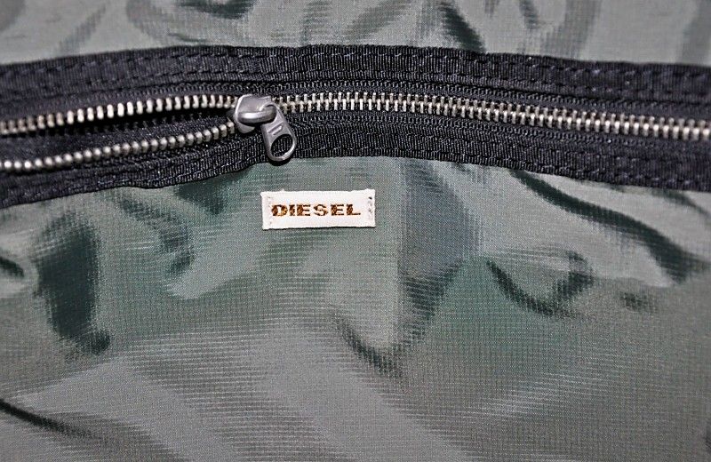 DIESEL MEN WOMEN BAG On the Road Again GREEN CHARCOAL CRUISE TRAVEL 