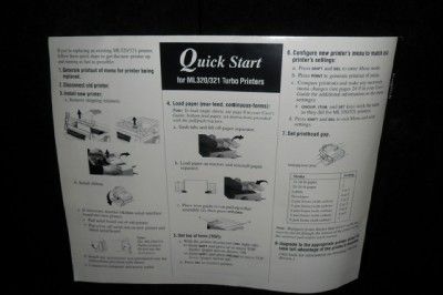 OKI MICROLINE 320 Turbo Workgroup Dot matrix Printer  