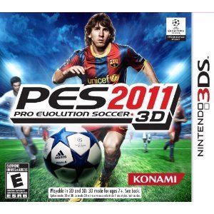 Pro Evolution Soccer 2011 PES Nintendo DS 3D game  