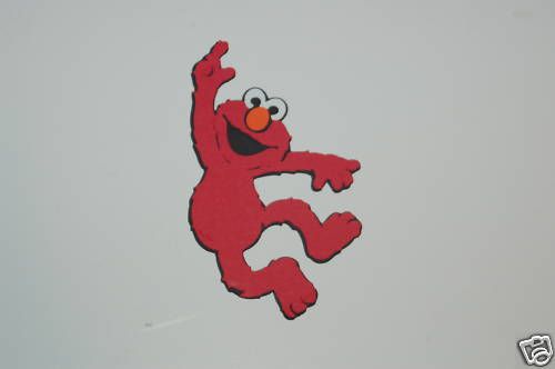 Cricut Sesame Street Elmo Die Cut/Cuts 4  