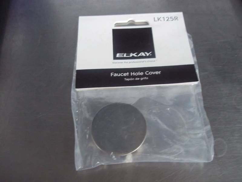 ELKAY FAUCET HOLE COVER 1 1/2 LK125R LOT OF 50 SNAPIN  