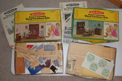   DOLLHOUSE MINIATURE FURNITURE KITS PARTS ACCESSORIES & MORE  