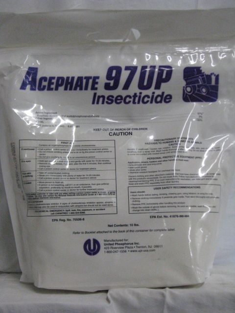 ACEPHATE 97UP INSECTICIDE 10 LB BAG (Gen ORTHENE)  