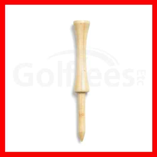 500 3 1/4 Step Down Golf Tees Natural  