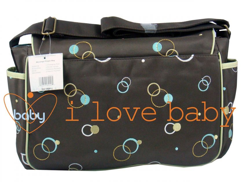 Green Circle Baby Diaper Nappy Changing Bag 2Pcs  