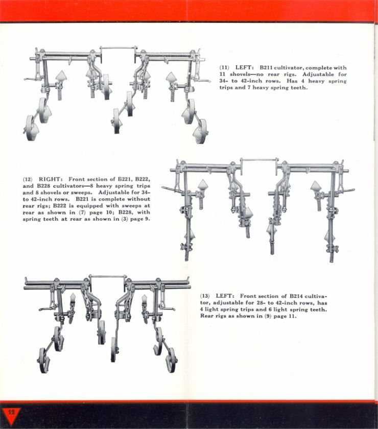 1936 JOHN DEERE TRACTOR CULTIVATORS GRAPHIC BROCHURE  