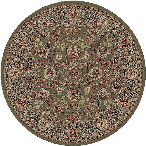 Area Rug 5 Round GREEN MAHAL PERSIAN ORIENTAL Carpet  