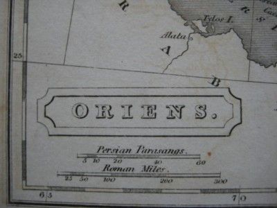 1836 Carey & Lea Map PERSIA Iran Afghanistan Pakistan  