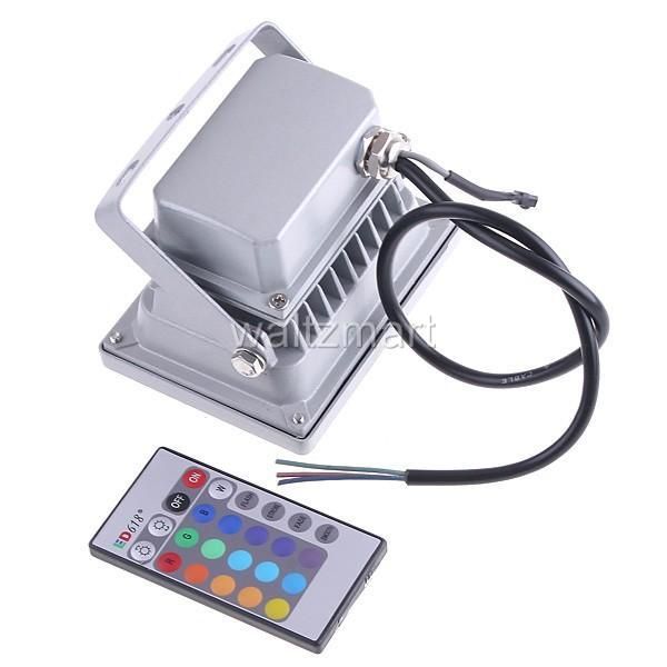 10W RGB Color Changing Outdoor LED Flood Light 85~265V  