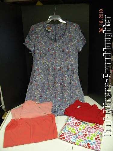 LOT 2 5 PCS MATERNITY CLOTHES M/L TOPS SHORTS DRESS  