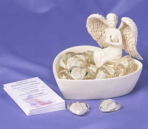 36 Serenity Stones & Heart Dish   Assortment Package   