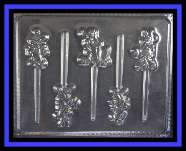 NEW ***MICKEY & MINNIE & PLUTO***Lollipop candy mold  