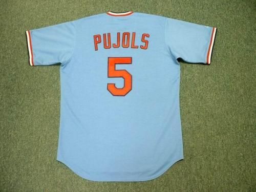 ALBERT PUJOLS Cardinals Cooperstown Jersey LARGE  