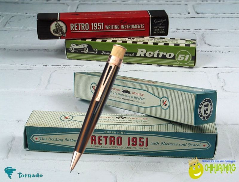 ROLLERBALL PEN BROWN RETRO 51 COGNAC BIG SHOT TORNADO  