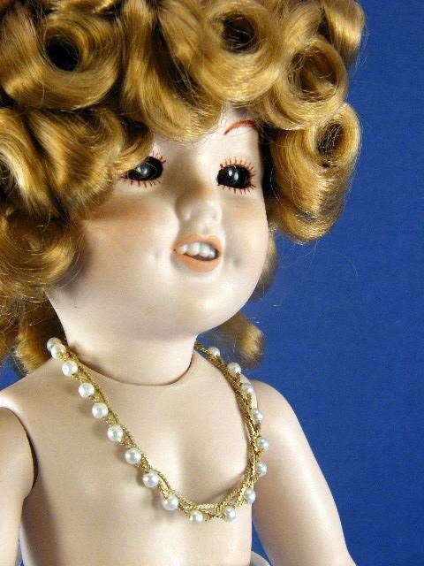 Artist Made 16 Shirley Temple Porcelain Doll  