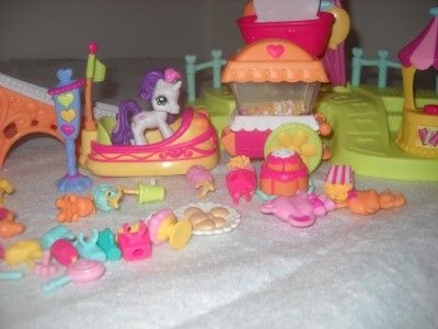 My Little Pony Ponyville Deluxe Playset Carinval Bumper Cars Ferris 