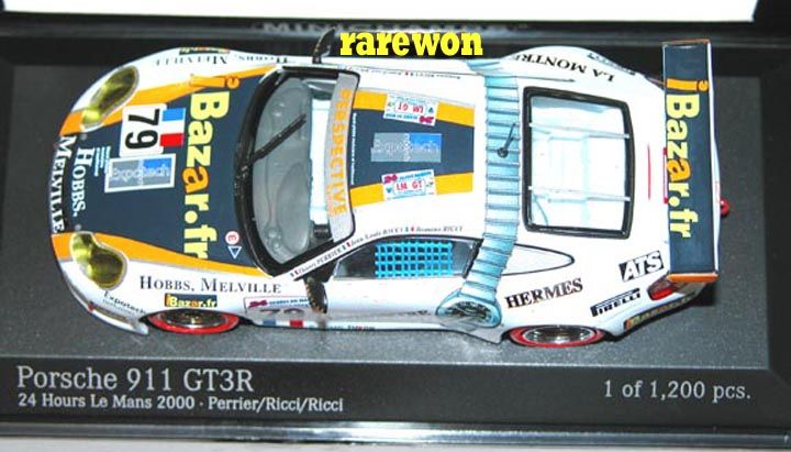 Porsche 911 GT3R de LM raza de la perspectiva de RELOJ 00 MONTRE 