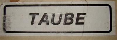 BALSA USA TAUBE for .40 engine WW 1 RC airplane kit  