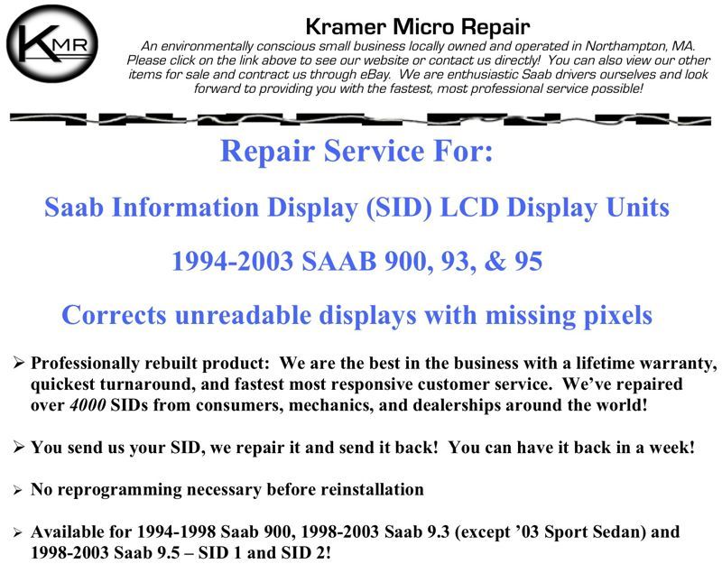 Kramer Micro Repairs Home on the Web . Contact Us . Our Warranty