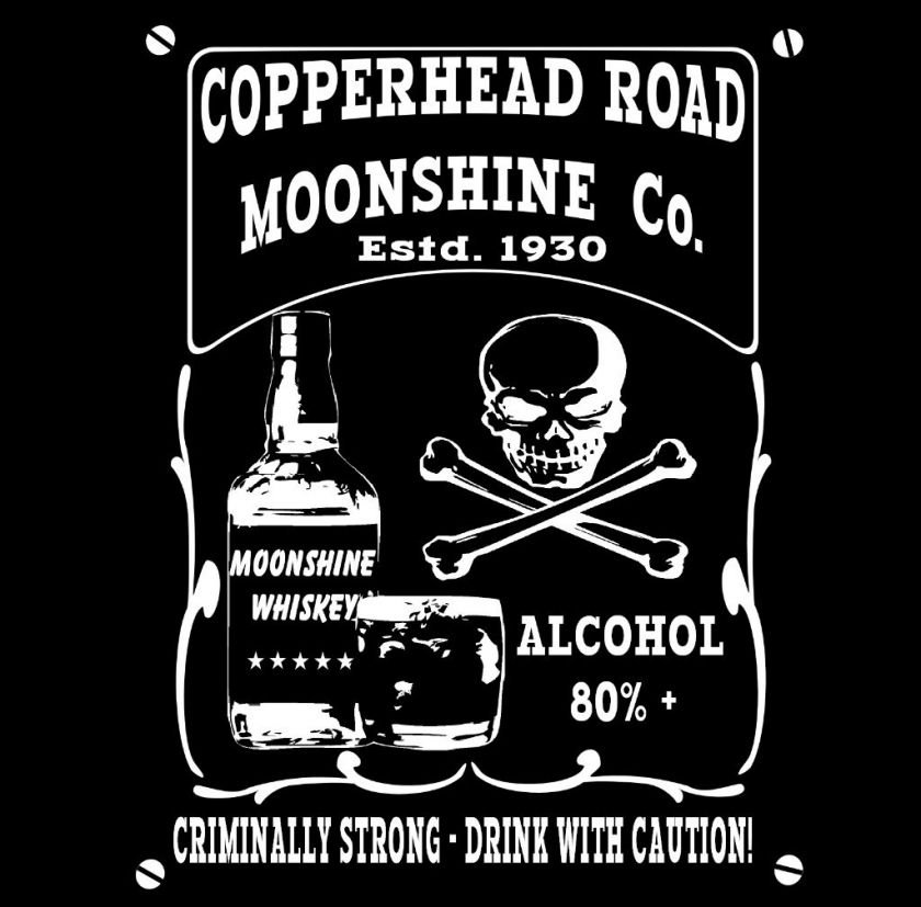 Steve Earle Inspired T Shirt Copperhead Road Booze Rock  