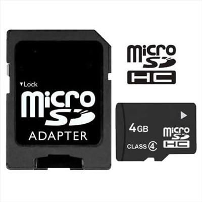 Lot of 5 New 4GB MicroSD Micro SD SDHC Class 4 TF Flash Memory Card 