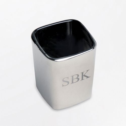 Personalized GUNMETAL SHOT GLASS Groomsman Gift NEW  