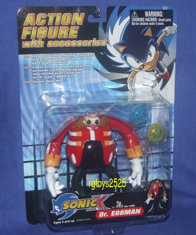 Sonic X Dr Eggman ( Dr Robotnik ) New Rare the hedgehog  