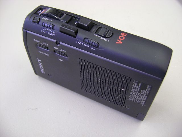 SONY BM 23 HANDHELD CASSETTE TRANSCRIBER VOICE RECORDER  