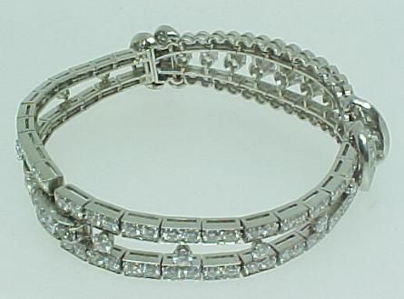 Van Cleef & Arpels Platinum Diamond Estate bracelet  