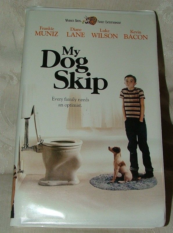 MY DOG SKIP 2000 Hard Clamshell Case VHS Tape  